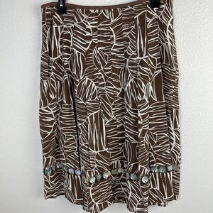 Josephine Chaus Brown Skirt Size 8 EUC